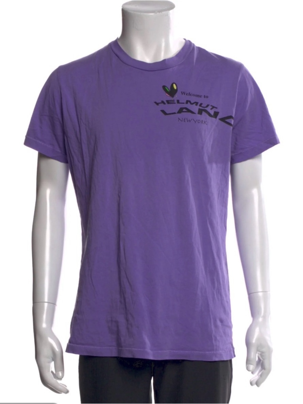 Helmut Lang × PZtoday limited edition purple 'Helmut Land' capsule tshirt